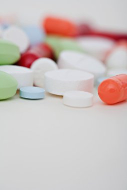 colorful medicine pills and capsules
