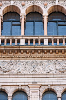 solid old stone building in London