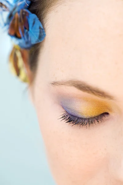 Portrait of a young woman face — Stock Photo, Image