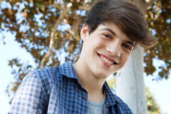 Portrait of a young student teenager boy — Stock Fotó