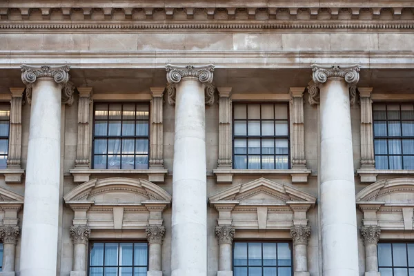 Old stone building exterior in the London — стокове фото