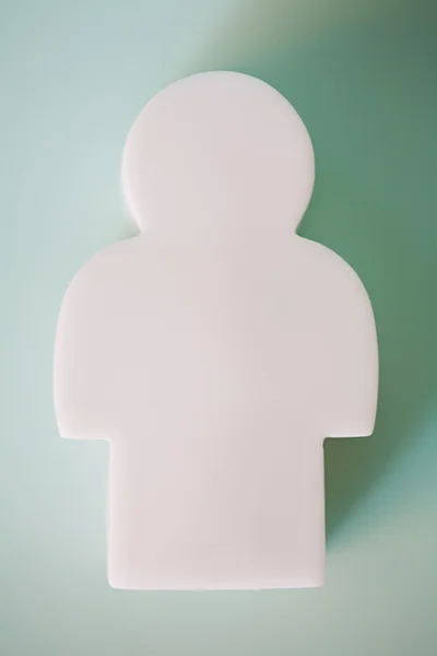 Masculine shape woman symbol icon — Stock fotografie