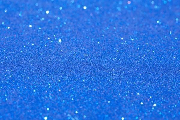 Abstract blue glitter festive background — 图库照片