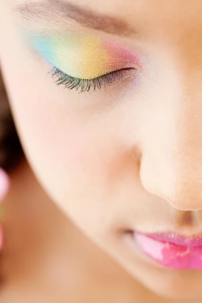 Beauty portrait of a young girl face — Stock Photo, Image