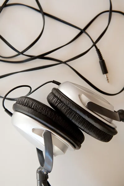 Modern pair of stereo headphones — Stock Photo, Image