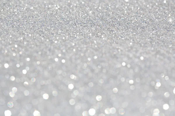 Astratto glitter festivo sfondo argento — Foto Stock