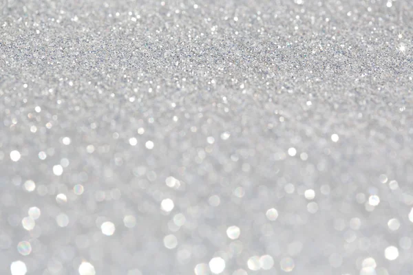 Abstract glitter festive silver background — Stock Photo, Image