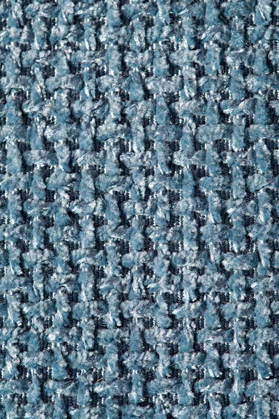 Blue velvet fabric background — 图库照片