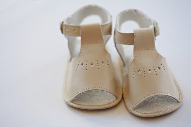 pair of soft baby shoes