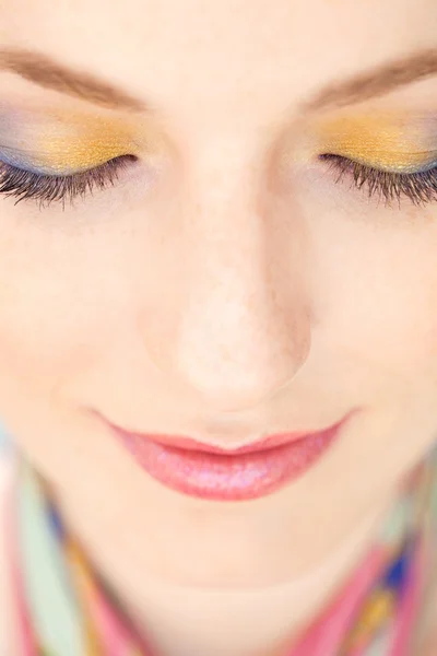 Portrait of a young woman face — Stock Photo, Image