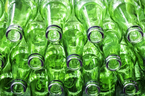 Green color bottles