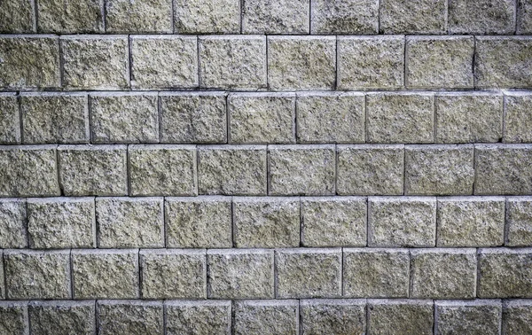 Betongblock vägg bakgrund — Stockfoto