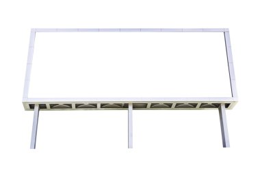 boş billboard izole 