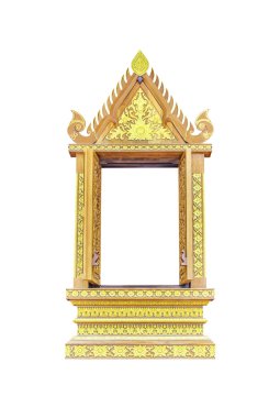 Beyaz ahşap Tay pencere