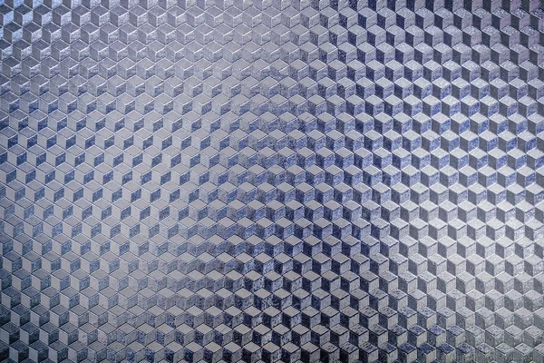Blue shiny pattern surface of metal — Stock Photo, Image