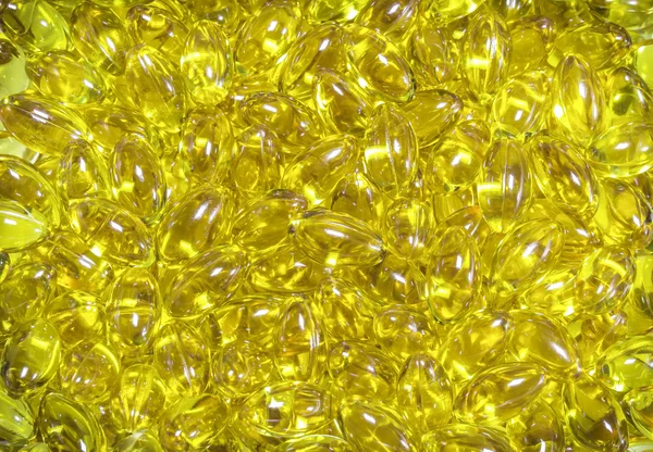 Fish oil capsules — Stock Photo, Image