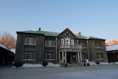 Changchun - 5 Ocak 2020 tarihinde Çin 'in Changchun şehrinde bulunan Manchu İmparatorluk Sarayı Müzesi. Saray, Çin 'in son imparatoru Puyi' nin ikametgahıydı..