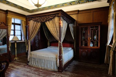 Changchun - 5 Ocak 2020 tarihinde Çin 'in Changchun şehrinde bulunan Manchu İmparatorluk Sarayı Müzesi. Saray, Çin 'in son imparatoru Puyi' nin ikametgahıydı..