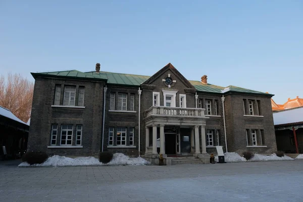 Changchun - 5 Ocak 2020 tarihinde Çin 'in Changchun şehrinde bulunan Manchu İmparatorluk Sarayı Müzesi. Saray, Çin 'in son imparatoru Puyi' nin ikametgahıydı..