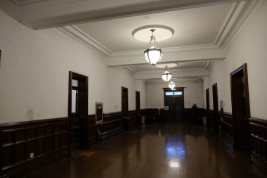 Changchun - 5 Ocak 2020 tarihinde Çin 'in Changchun şehrinde bulunan Manchu İmparatorluk Sarayı Müzesi. Saray, Çin 'in son imparatoru Puyi' nin ikametgahıydı..