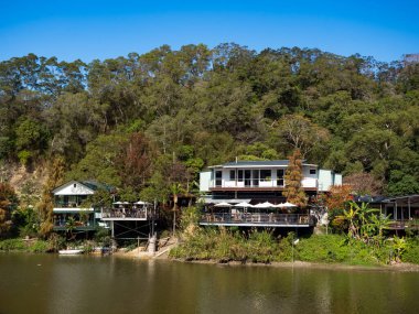 Çeçen kereste göleti, nantou, Tayvan manzarası