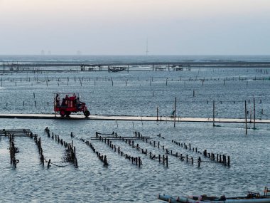 Wanggong - 3 Ocak 2021 tarihinde Wanggong, Changhua County, Tayvan 'da Intertidal Zone cephesi kuruldu. Wanggong tipik bir balıkçı köyüdür ve istiridye kültürü ve zengin doğal manzaralarıyla ünlüdür..