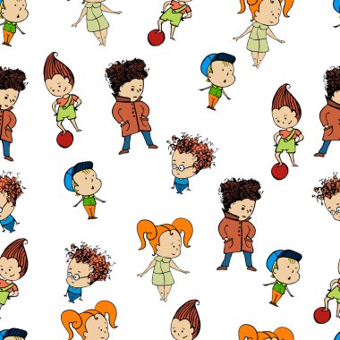 pattern a group of childrenr, baby, design, child,