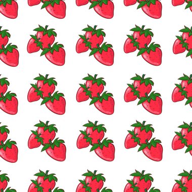 Desen kumaş çilek ooo ooo ooo ooo