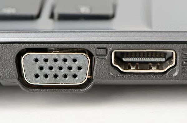 Sockets Hdmi och Displayport — Stockfoto