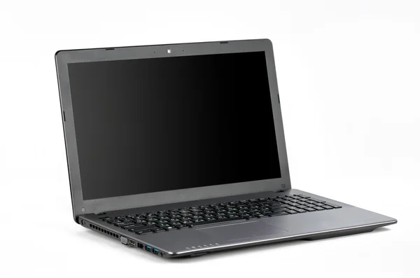 Laptop na białym tle — Zdjęcie stockowe