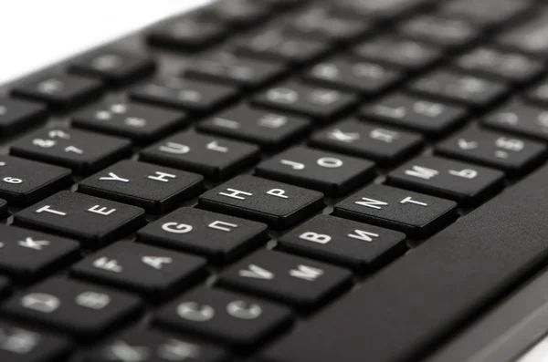 Елемент чорної клавіатури — стокове фото