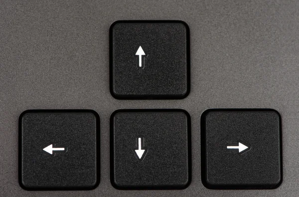 Quatre touches de contrôle sur le clavier — Photo