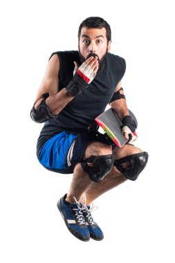 İşin atlama patenci sürpriz jest