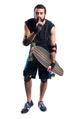 Patenci yapım sessizlik jest