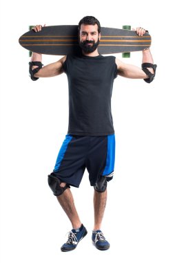 Patenci onun longboard ile