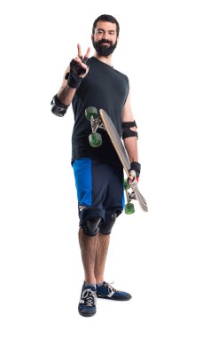 Zafer jest yapıyor patenci