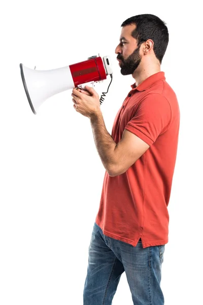 Hombre sobre fondo blanco aislado —  Fotos de Stock