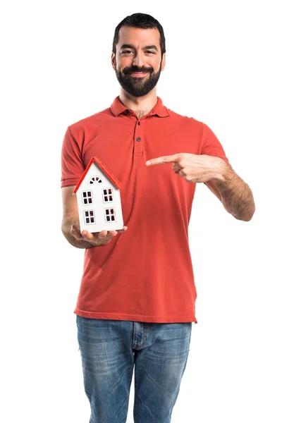 Hombre sobre fondo blanco aislado —  Fotos de Stock