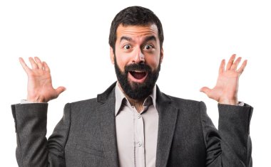 Adam izole arka plan