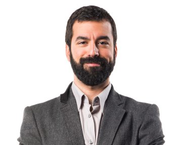 Adam izole arka plan