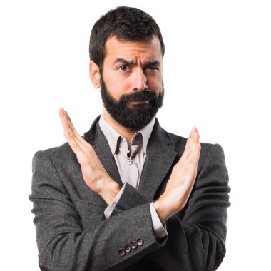 Adam izole arka plan