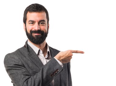Adam izole arka plan