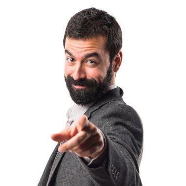 Adam izole arka plan