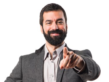 Adam izole arka plan