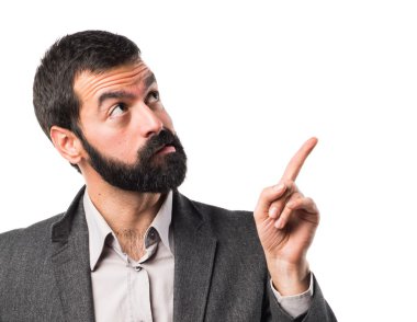 Adam izole arka plan