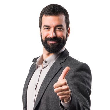 Adam izole arka plan