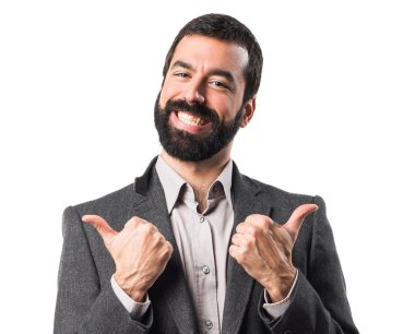 Adam izole arka plan