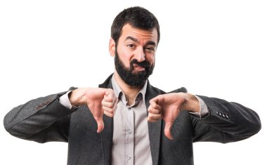 Adam izole arka plan