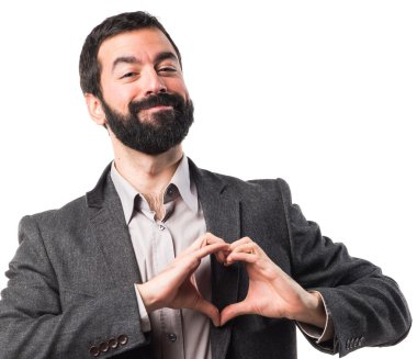 Adam izole arka plan