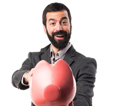 Adam izole arka plan